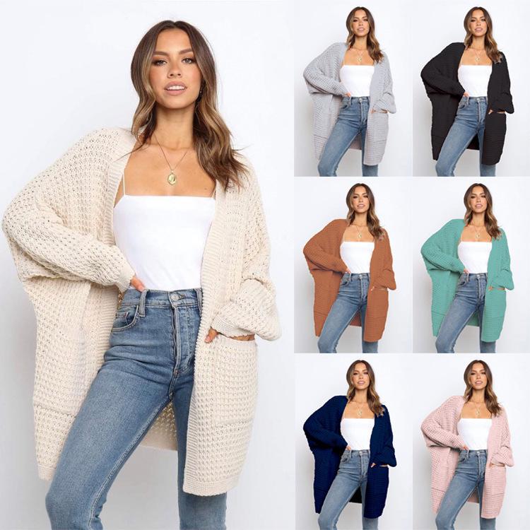 2025 Bestseller Women's Plus Size Knitted Cardigan Coat