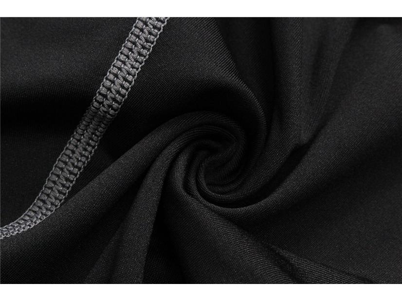 Men's Quick-Dry Compression Basketball Tights, Single-Leg, Seven-Point, Base Layer, Fitness Training Pants