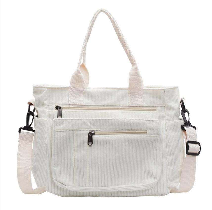 1 pièce Sac à bandoulière en velours pour femme, Sac à main grande capacité, Sac fourre-tout, Style décontracté, Sac bandoulière, Sous le bras Nouveauté Printemps/Été