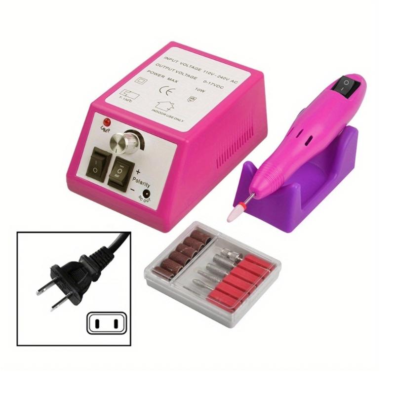 Electric Nails Drill Machine Nails Drill Nails File Drill Set Nail Polishing Machine with Adjustable Speed for Nails