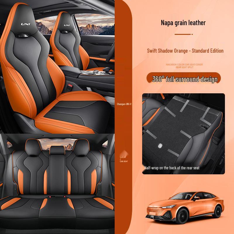 Fully Enclosed, Breathable Seat Covers for 2022-25 Changan Univ - Perforated Summer Car Cushions