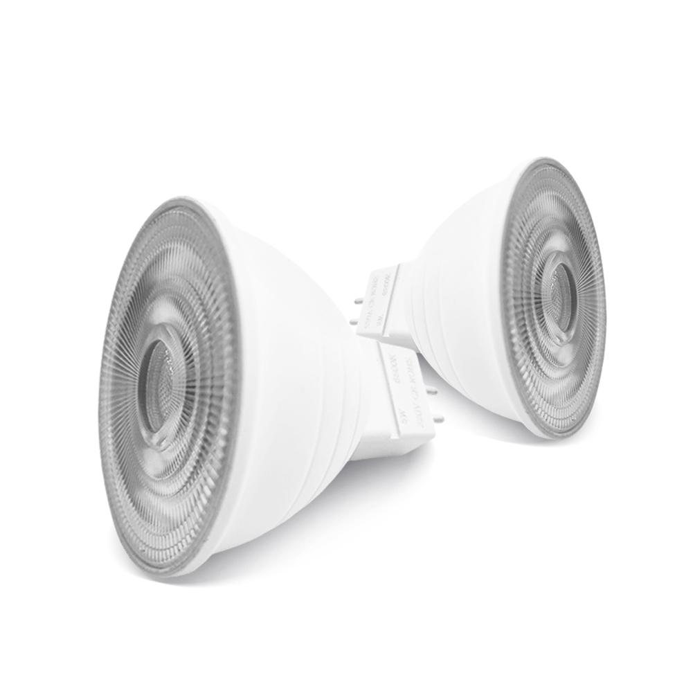 4pcs MR16 LED Spotlight GU5.3 Bulbs 5W AC 85–265V No Flicker Aluminum PC Downlight for Indoor Home Decoration