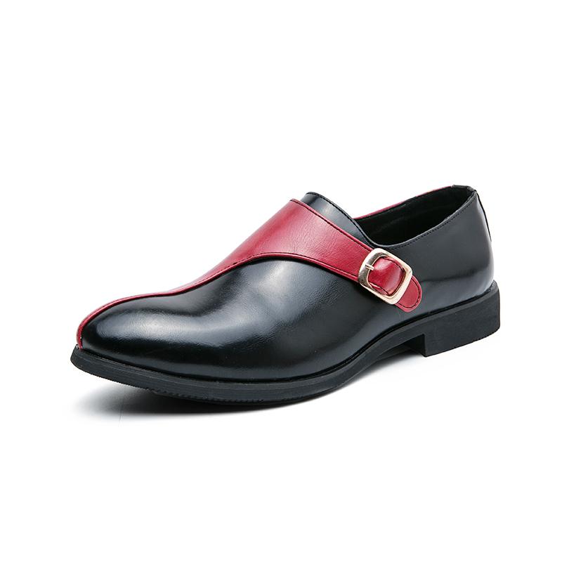 

Горячая распродажа Мужская формальная обувь Европа Америка Тренд Сочетание цветов Остроносая обувь Мужская обувь из натуральной кожи Большой размер 38-47 47