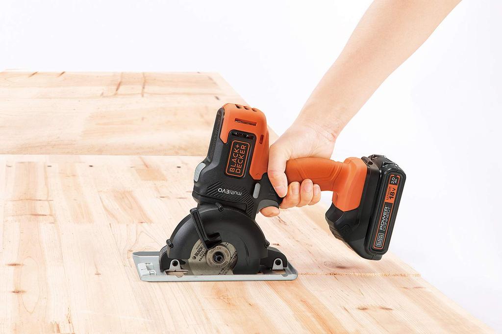 18V Cordless EVO185E1 for Impact Drill Circular and Reciprocating Saw In One with Bits [Online Exclusive] BLACK+DECKER Multi-Tool DIY Driver, Driver,