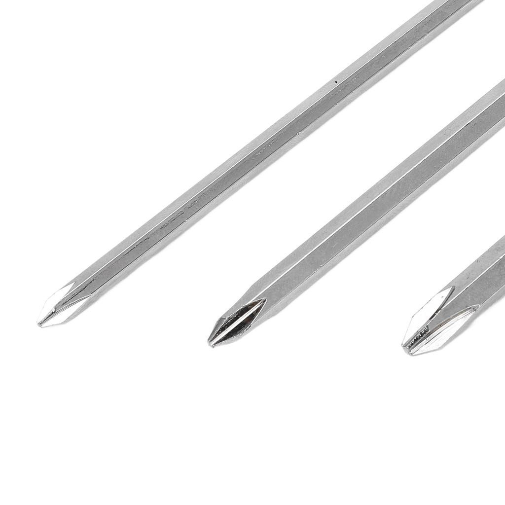 3Pcs Dual Purpose Screwdriver Set L Type Hex Cross Head Steel Simple Hardware Hand Tools
