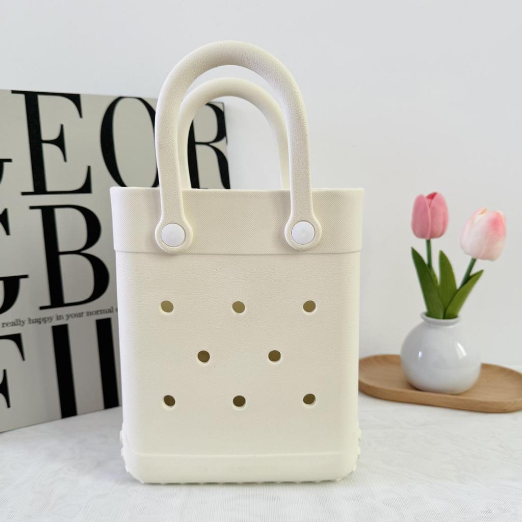 EVA Cartoon Waterproof Hole Bag: Summer DIY Mini Handbag