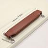 Brown Stool Pull Handle PU Cabinet Pulls Nordic Leather Handle  Suitcase