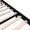 Solid Wood Bed Black Pine 135 x 190 cm