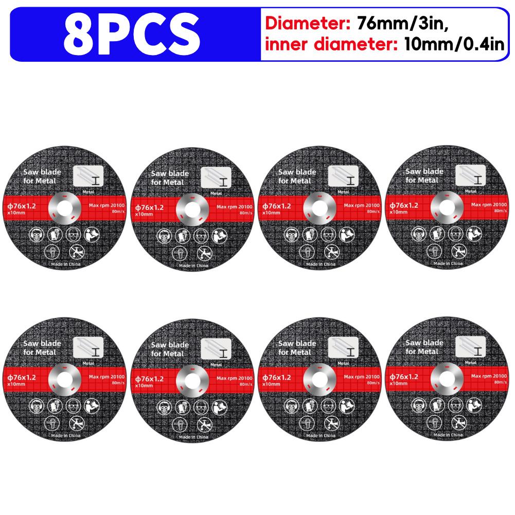 30-1Pcs 76mm Metal Cutting Discs Sanding Grinding Cut Off Circle Wheels Durable Saw Blades Discs for Electric Angle Grinder Part