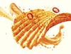 Orion Swing Chips Carbonara Buldak Flavored Crunchy Potato Chips 55g (Pack of 3)