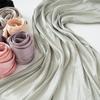 Long Hijab Scarf Silk Islamic Turban Fashion Wraps Shawl  Beach