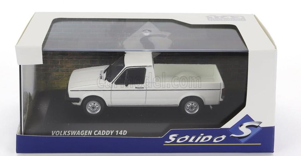 Solido 1/43 Volkswagen Caddy VW CADDY Pickup Truck 1982 (White)