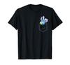 Disney Stitch Easter Egg and Bunny Ears Pocket Corner Art T-Shirt
