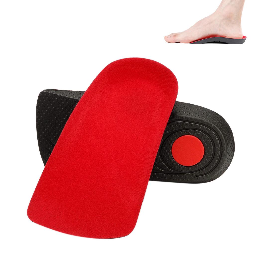 Weiche Bequeme Atmungsaktive Fußgewölbe-Einlegesohlen Schuheinlegesohle Sneaker-Einsatz Kissen (L)