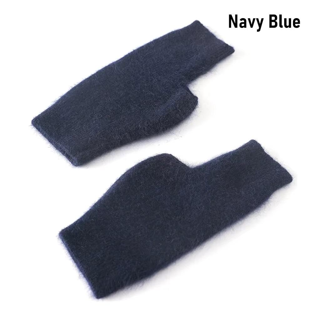 Wrist Length Winter Gloves Warm Knitted Wool Gloves Fashion Cashmere Gloves  Unisex