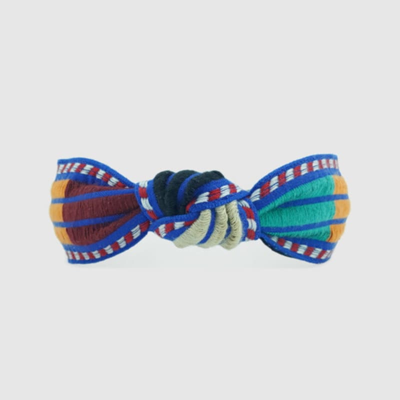 LALA Ethnic Striped Hairband - M Blue