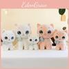 Bowknot Plush Cat Toy Cartoon Stuffed Animal Doll Room Decoration Kids Gift