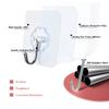 Waterproof And Oilproof Wall Hooks Sticky Hooks For Kitchen Bathroom Shower Door Outdoor Wall Hanging Door Self-adhesive
