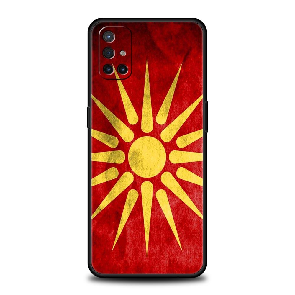 

Phone Case For OnePlus 15 13 12 11 10 9 8 7T Pro 13T 13R 12R 10R 9RT 8T Nord 2T CE 2 3 5G Lite Soft Cover Macedonia Flag OnePlus 15