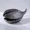 Pod Ornament Electroplated Resin Decor Hammered Texture for Display Styling