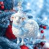Cartoon Christmas Tree Ornament Hanging Pendant Holiday Decor Durable Sheep Ornament  Home
