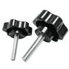 304 Stainless Steel Six-Star Handle Bolt with Plum Blossom Plastic Cap (M4, M5, M6, M8, M12)