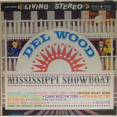 

LP Record DEL WOOD Mississippi Showboat LPS2091 RCA Victor 1959 US Jazz Used