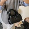 Fashion Brands Women Handbag Lichee Pattern Cloud Bags for Women Soft PU Leather Shoulder Crossbody Bag Ruched Clutch Bag