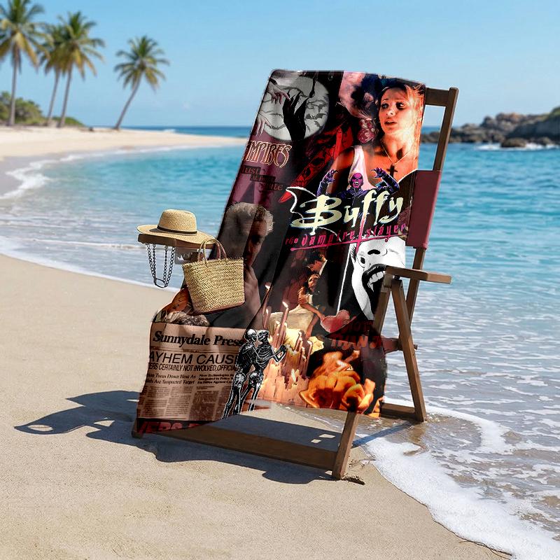 Buffy Fashion Beach Towel: Ideal for Summer Adventures Soft, absorbent and quick drying suitable for swimming and bathing