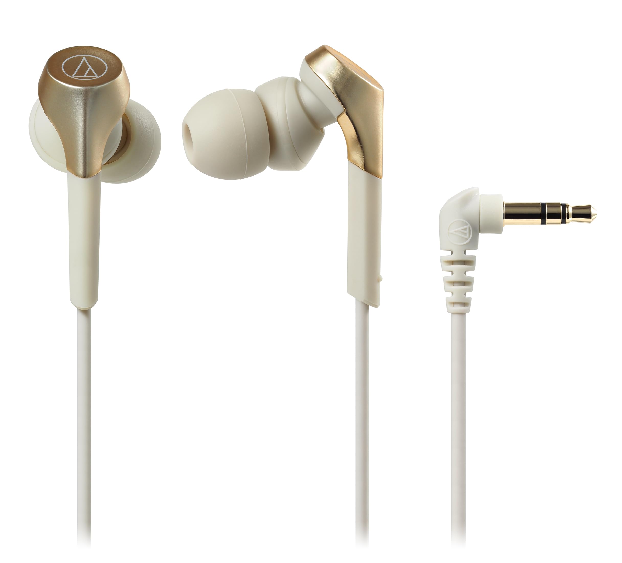 

Audio-Technica ATH-CKS550X CG Solid Bass In-Ear Earphones Wired Heavy Bass Hi-Res Audio Champagne Gold