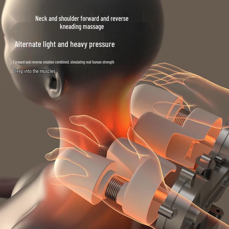 CHIGO Full Body Massage Seat Cushion CN plug (adapter included)