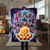 1PC DRAGON BALL  Print Flannel Blanket, High Quality All Seasons, Home Decor, Warmth and Comfort, Perfect for Christmas Gifts