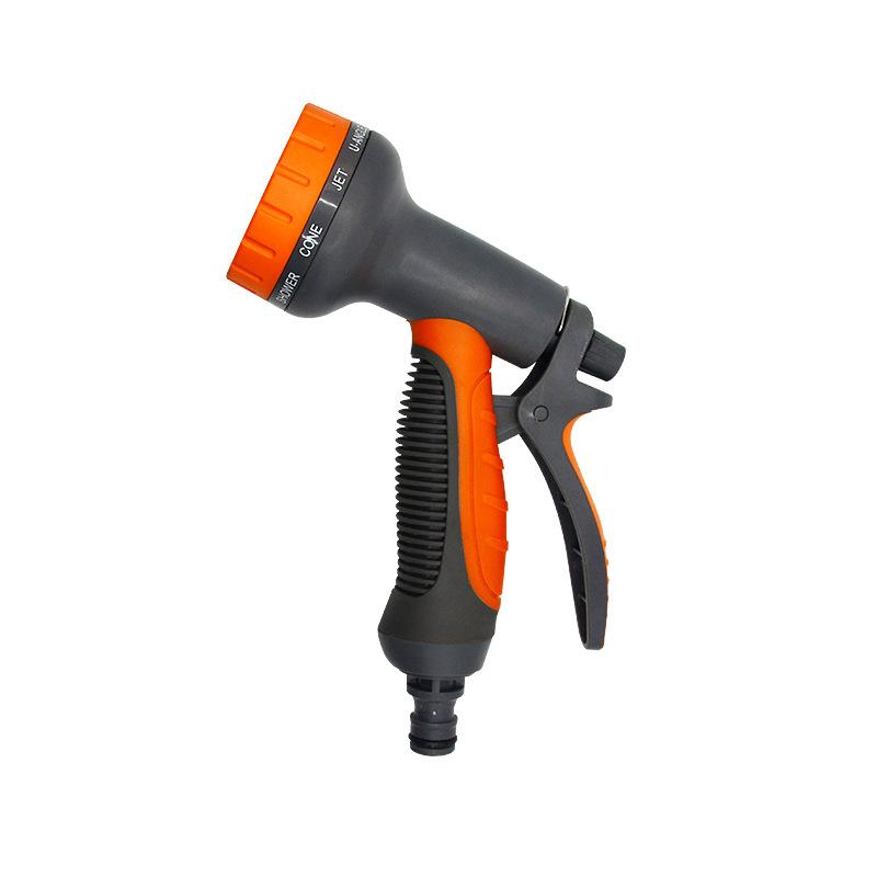Weihao Wh41308 Water Spray Gun Garden Adjustable Water Spray Nozzle Heavy Duty Floor Mounted Hand Sprayer with 1 Year Warranty (Orange,abs) оранжевый