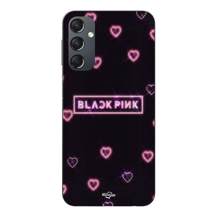 Coque Pour Samsung galaxy A24 Blackpink coeur rose Maniacase