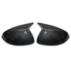 Rearview Side Mirror Cover Wing Cap Car Sticker Exterior Door Rear View Case Trim Carbon/Black For Hyundai Sonata 11th 2025