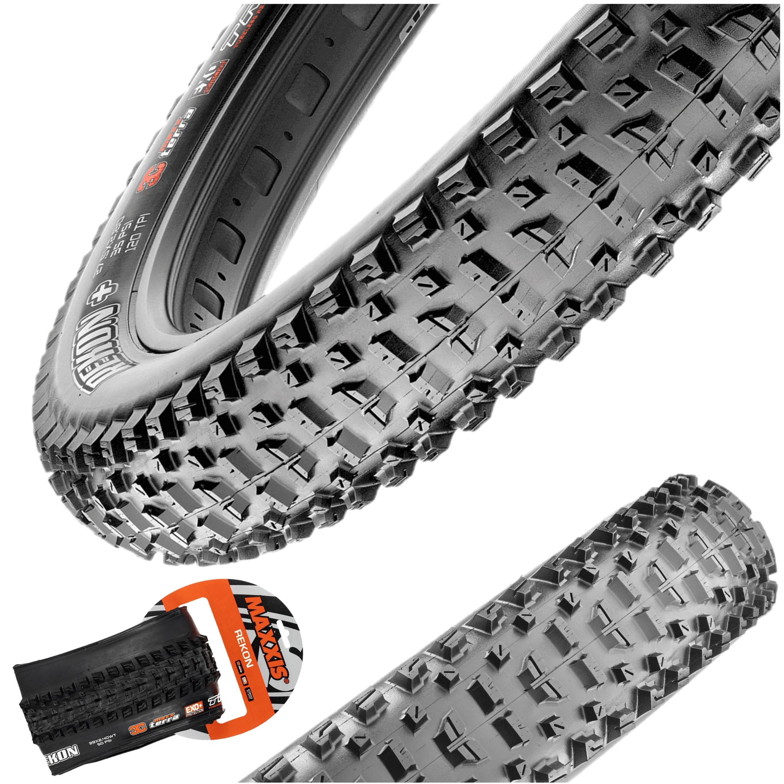 Fahrradreifen 29X2.40 Maxxis Rekon Plus Exo/Tlr Faltbar (61-622) Vorne hinten