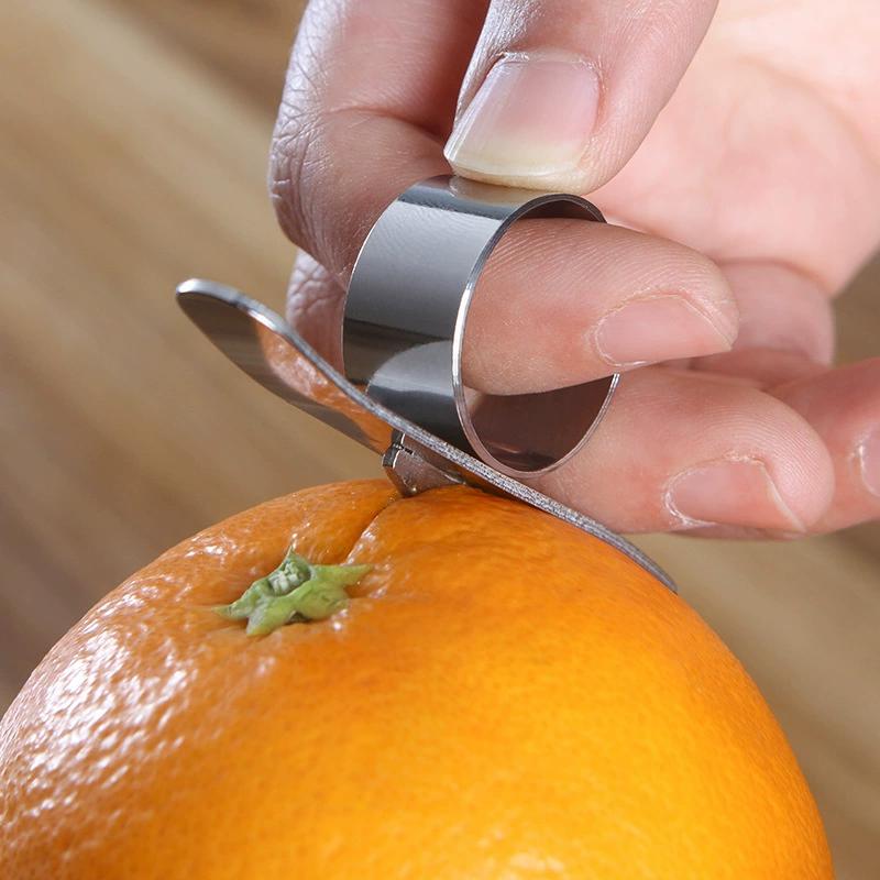 Stainless Steel Orange Peeler Modern Kitchen Tool for Easy Fruit Peeling