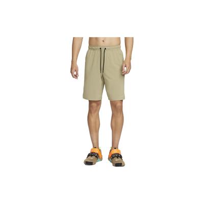 High Waist Solid Color Track Training Shorts Men Bottoms Khaki DV9331-276