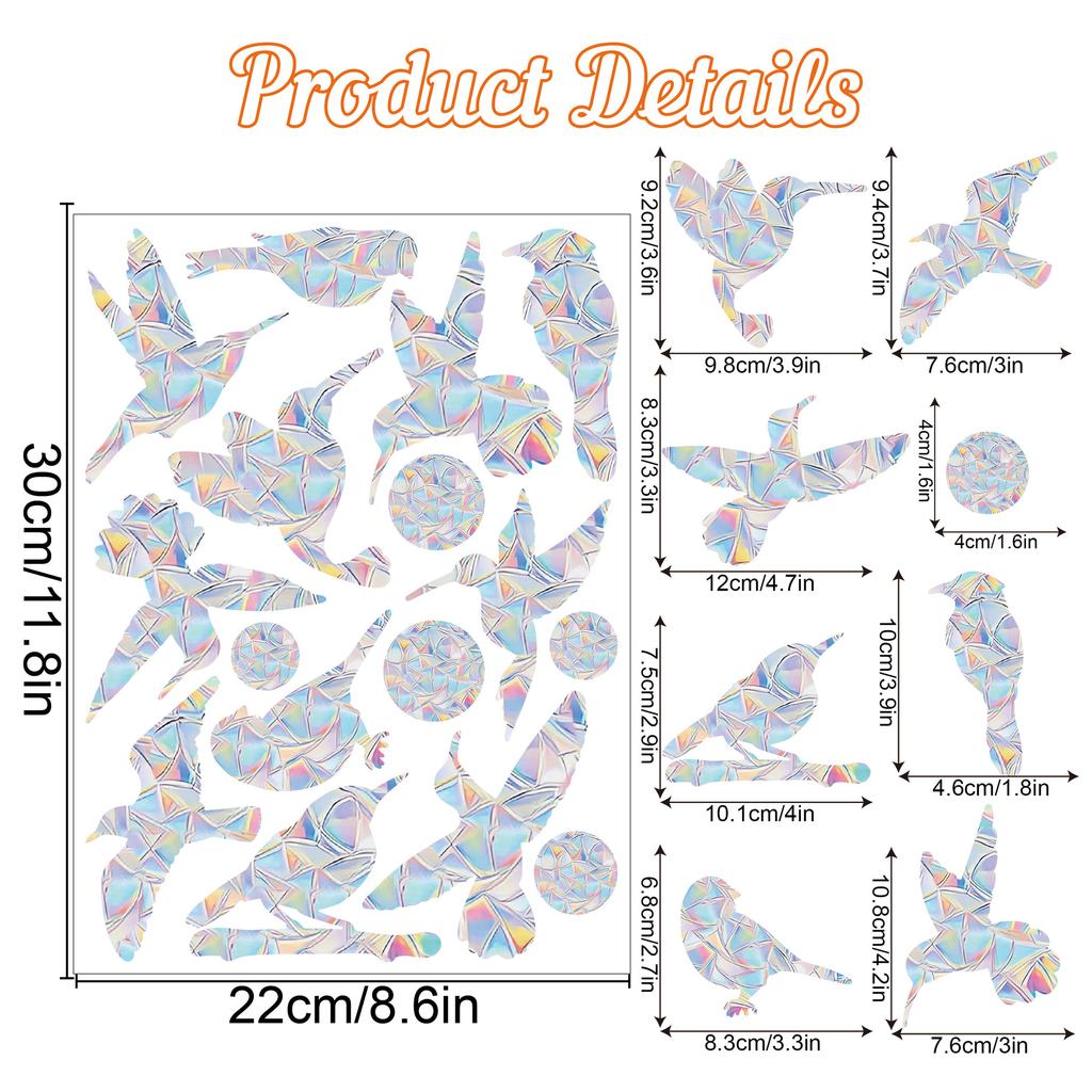 Christmas Rainbow Prism Static Cling Glass Stickers PVC Halloween Window Stickers Sun Catcher Decorative Films