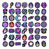 50 Gothic Neon Stickers Luggage Decorative Water Cup Diy Creative Pp Stickers Stickers