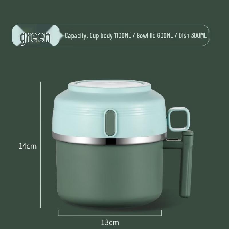 Portable Divided Stainless Steel Lunch Box