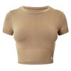 4th & Reckless Womens/Ladies Crew Neck Slim Crop T-Shirt