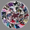 50 Graffiti Stickers Personalized Dark Style Cool Decorative Mobile Phone Case Suitcase Computer Stickers