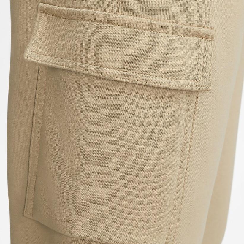 Nike Elastic Waist Slim Fit Joggers Men Bottoms Light-Brown CZ9954-247