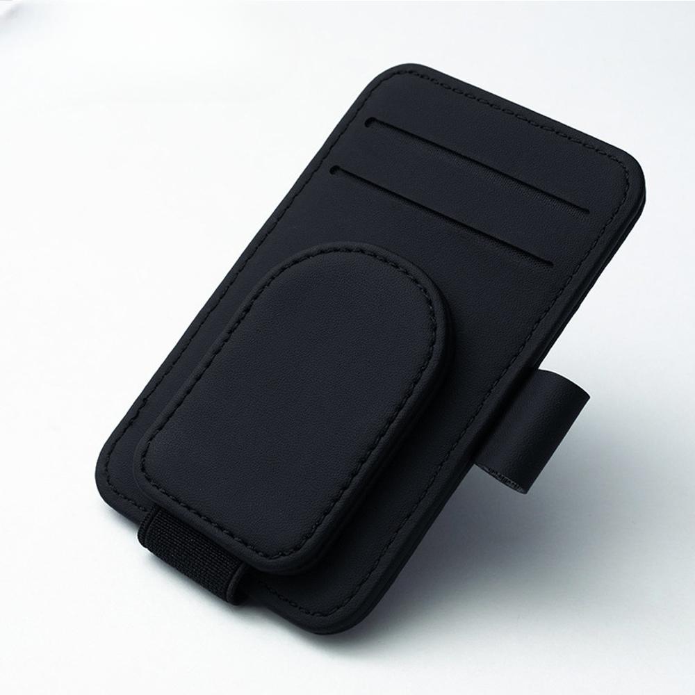 1шт магнитный зажим для автомобильных очков из искусственной кожи 3 в 1 креативный зажим — фото 7