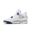 Air Jordan 4 Retro 'Midnight Navy' (Unisex) White / Midnight Navy / Light Smoke Grey / Fire Red Vintage Basketball Shoes DH6927 140