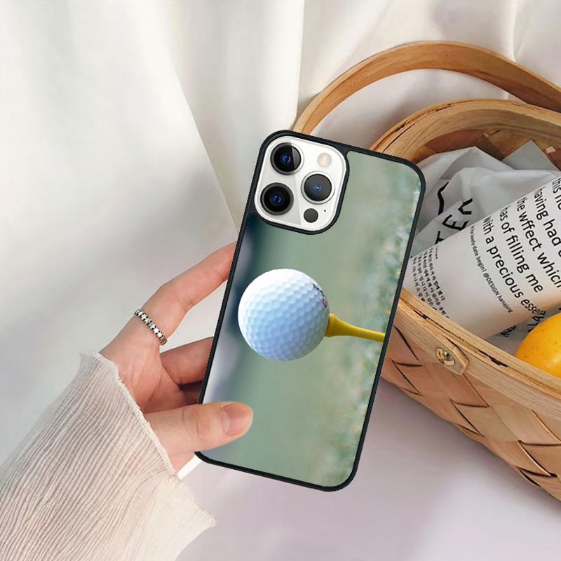 Sport Golf Ball Course Field Phone Case For iPhone 17 Air 16 15 14 11 12 13 Pro  MAX Plus coque Cover Shell