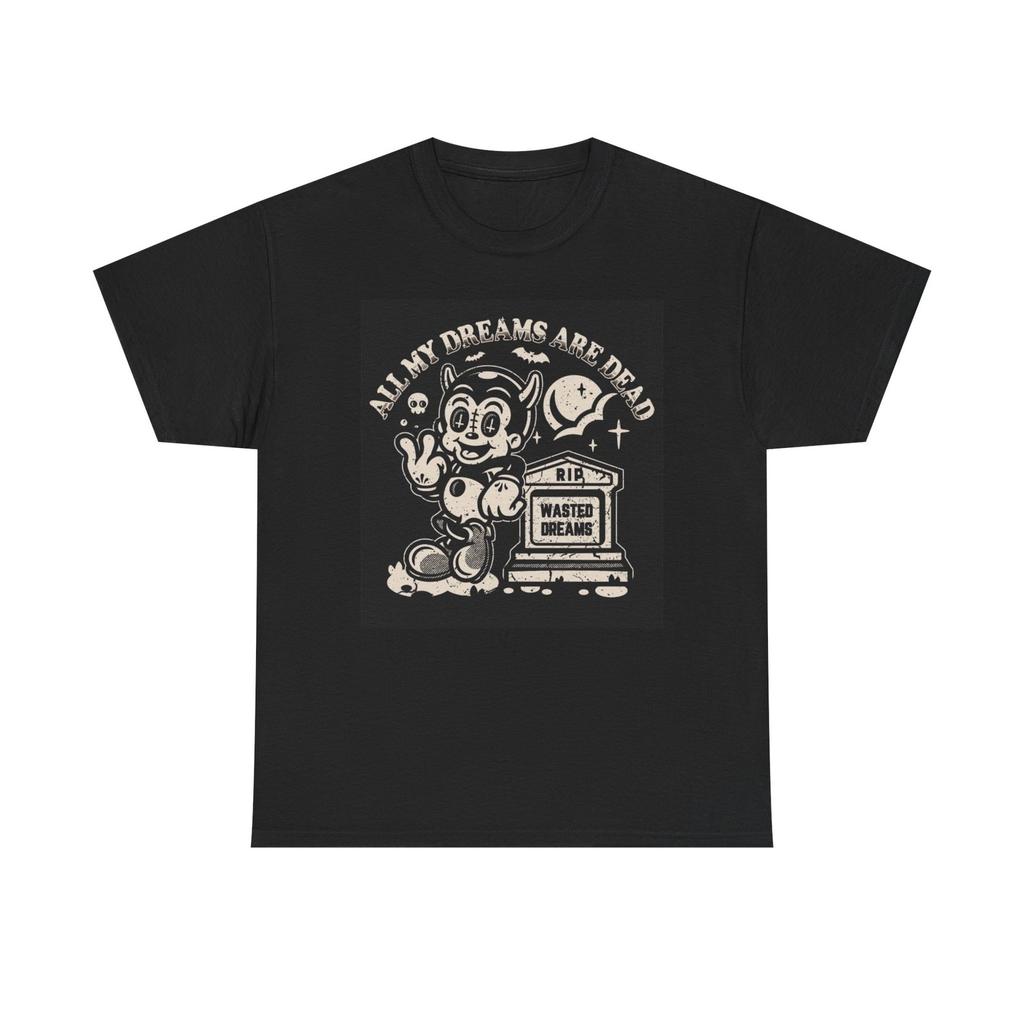 All My Dreams Are Dead Graphic T Shirt Mens Womens Tees Top Brand New Cotton Tee