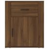 Nightstand Brown Oak Look 50x36x60 cm Engineered Wood