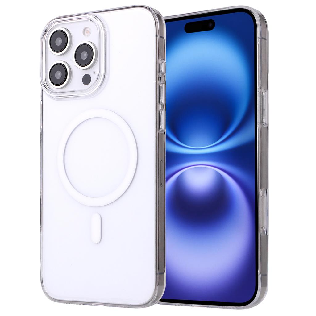 For iPhone 16 Pro Magnetic Case Compatible with MagSafe 1.0mm Ultra Thin PC Back Cover